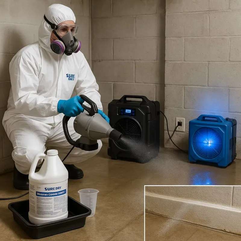 Sanitization and Odor Removal process in Shenandoah Farms, VA